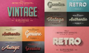 Vintage Text Effects Vol.1 UU8HHE