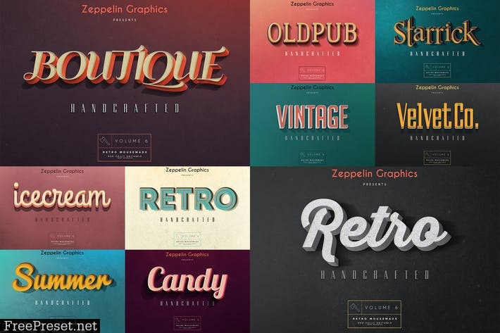 Vintage Text Effects Vol.6 NNGH46