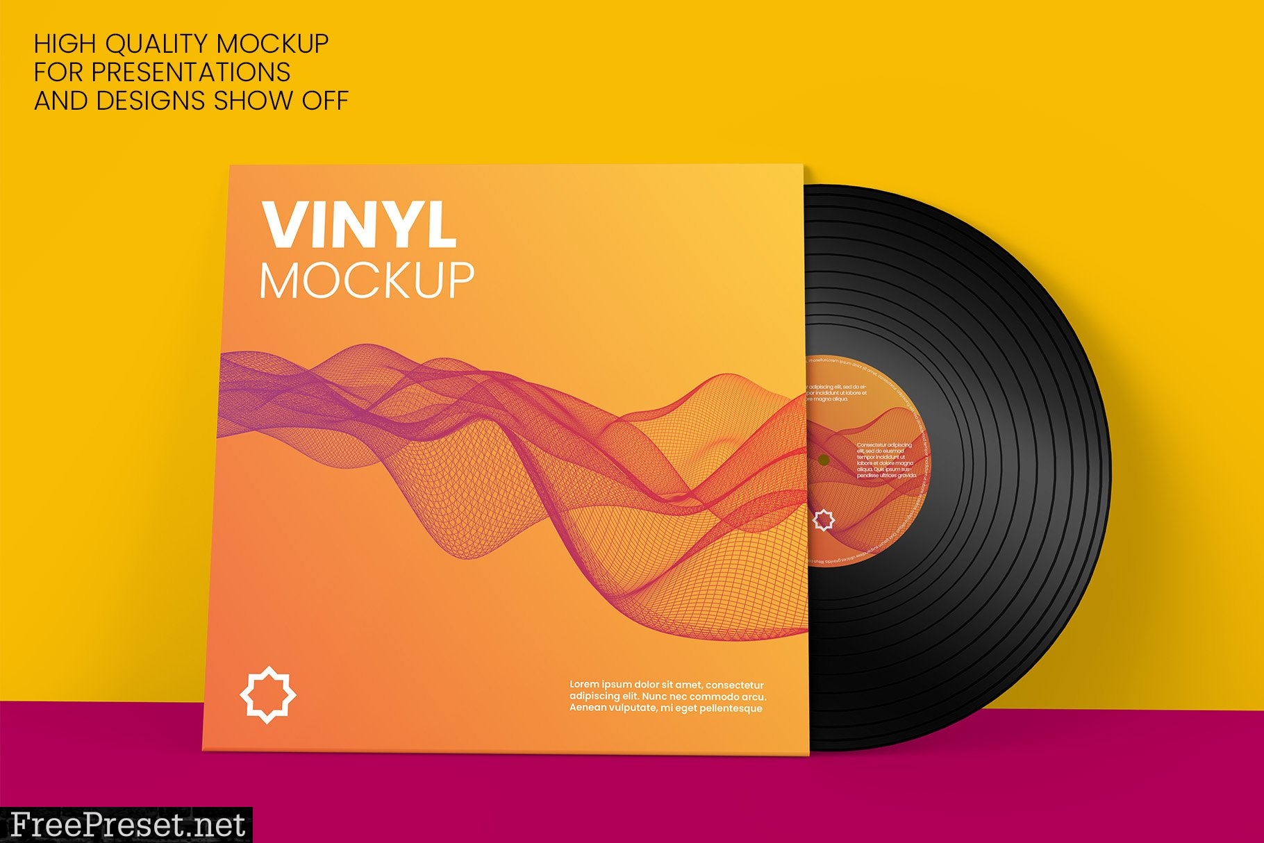 Vinyl Record Mockup v.2 5847202