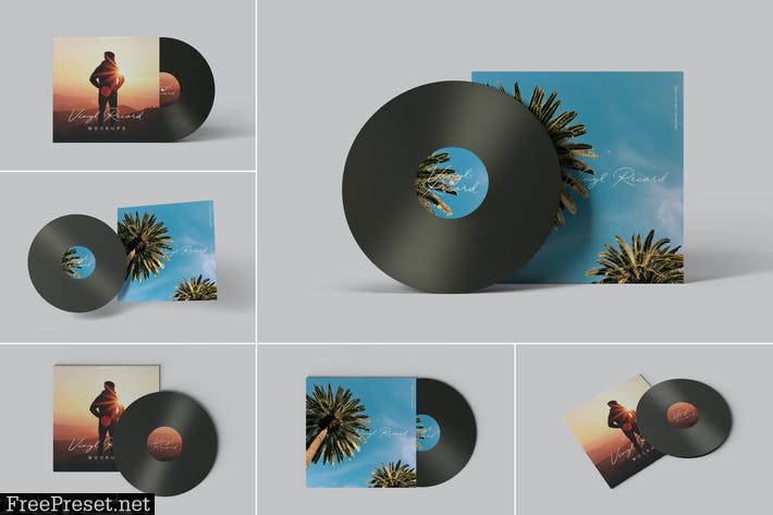 Vinyl Record Mockups NDB2K3T