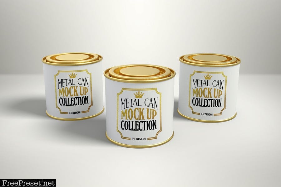 Vol. 2 Metal Can Mockup Collection XMHEQE