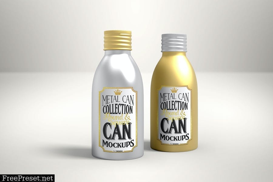 Vol. 2 Metal Can Mockup Collection XMHEQE