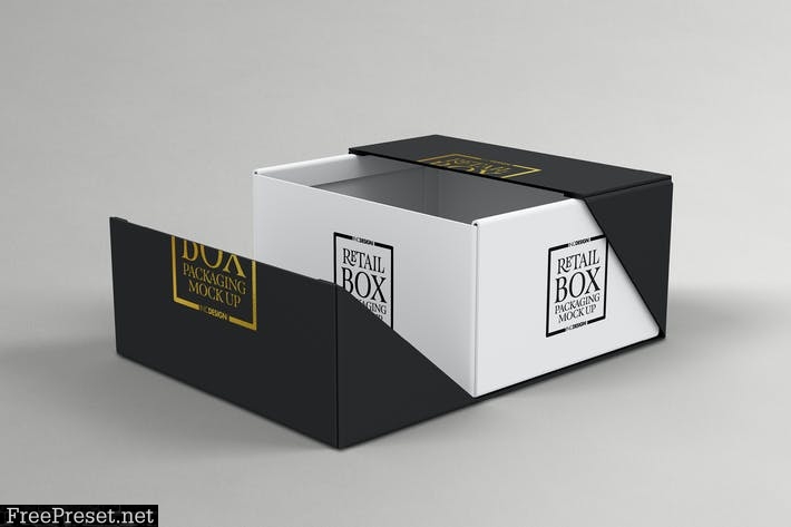 VOLUME 03: Retail Box Packaging Mockups