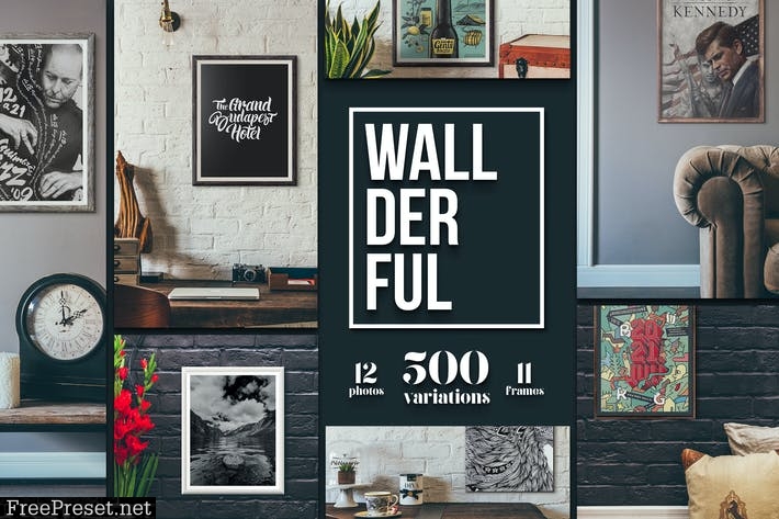 "Wallderful" - Frames Mockups DF4EGJ