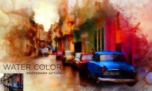 Water Color Painting Photoshop Action