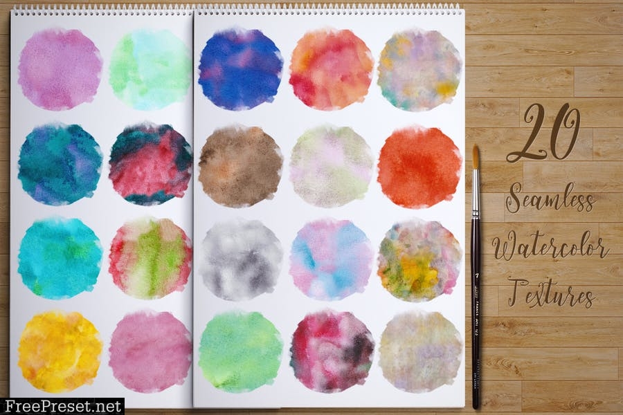 Watercolor Kit + Free Brushes REDE22