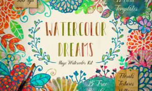 Watercolor Kit + Free Brushes REDE22