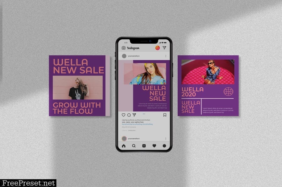 wella Instagram Template 4DKKPBC