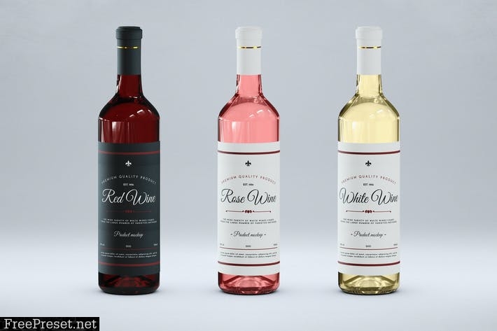 Wine Bottle Mock-Up