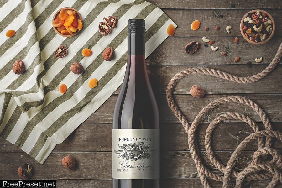 Wine Bottle Mockups Vol. 4