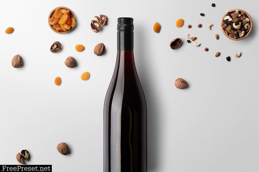 Wine Bottle Mockups Vol. 4