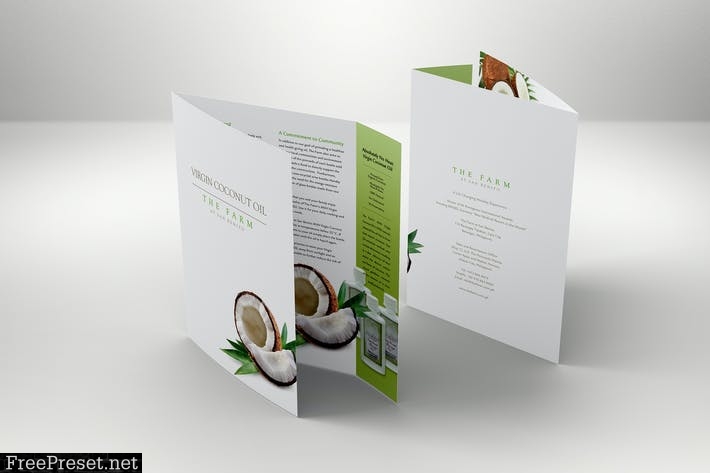 Wrap Around Brochure Style Mockup A2VXNG