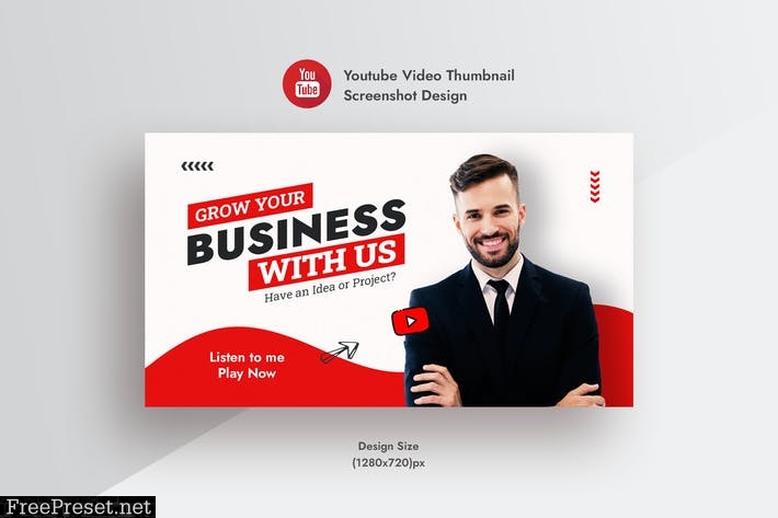 YouTube Thumbnail Corporate & Business Marketing SQ78L7N