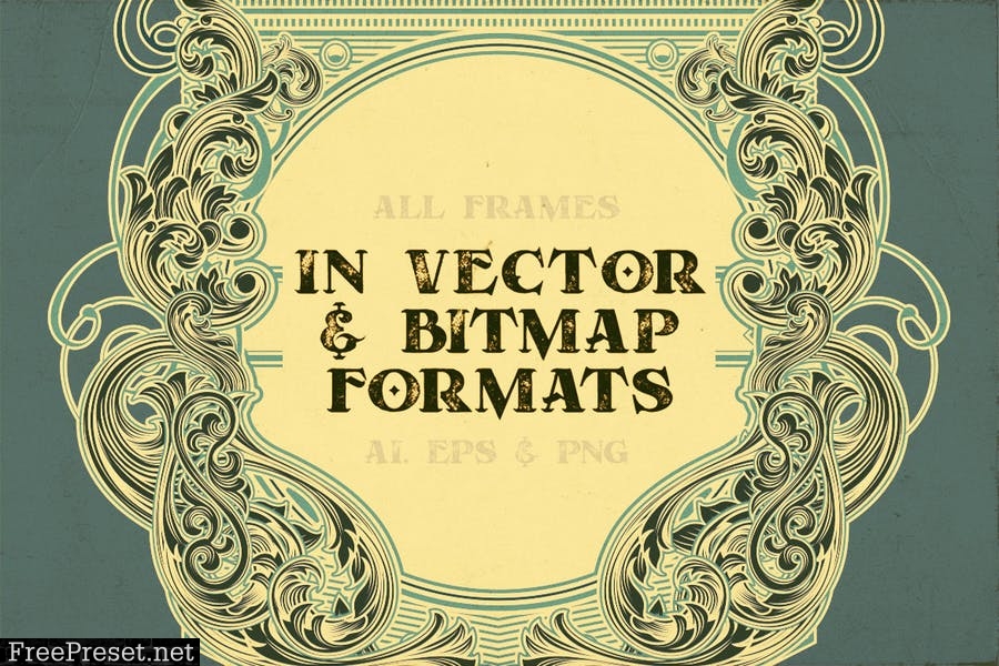 10 Frames Vol.8 - Victorian Ornament N2CBCTJ