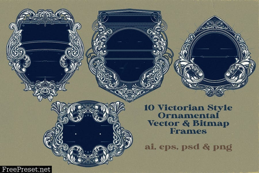 10 Frames Vol.8 - Victorian Ornament N2CBCTJ