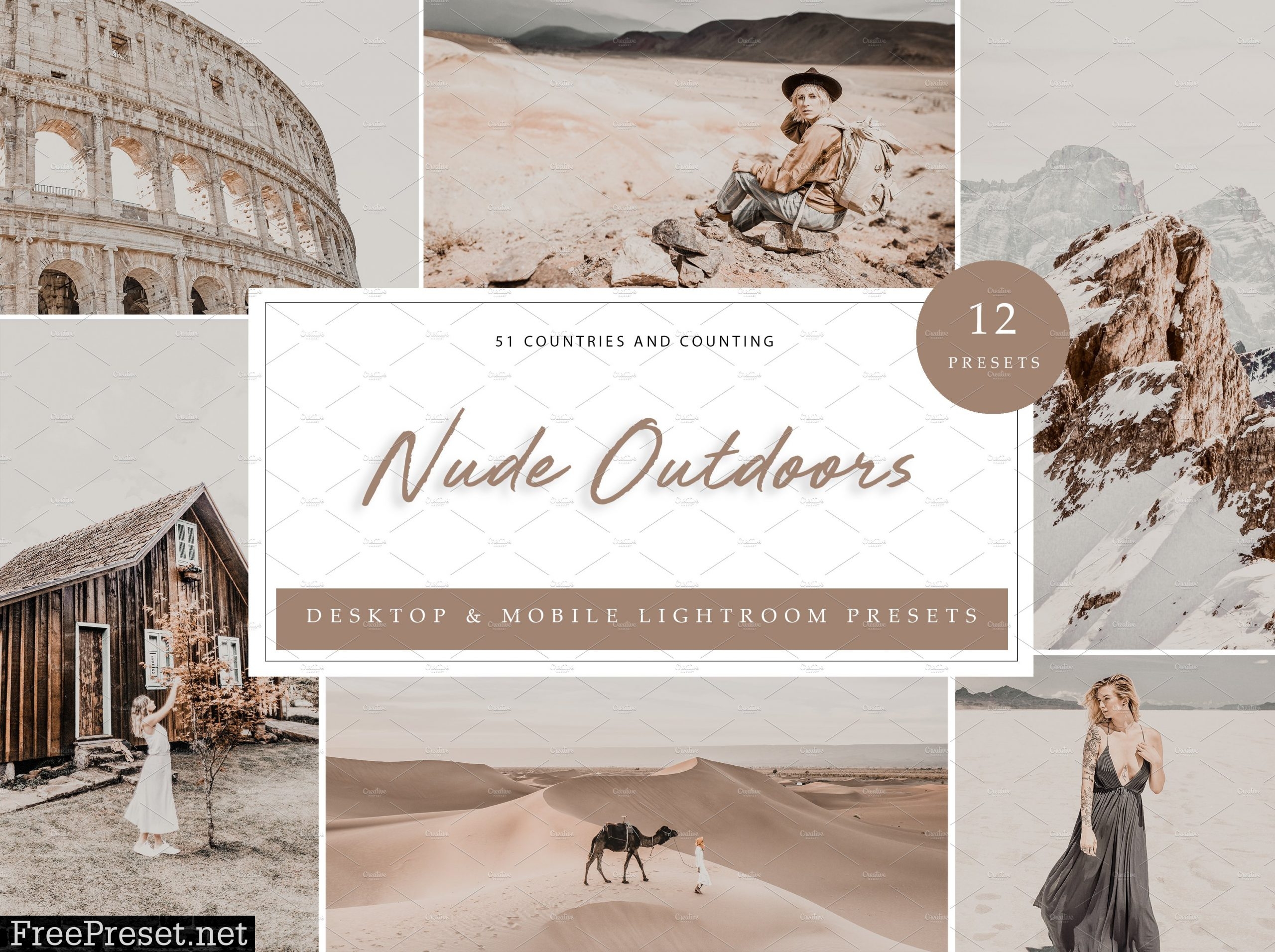 12 x Lightroom Presets, Nude Outdoor 5962675