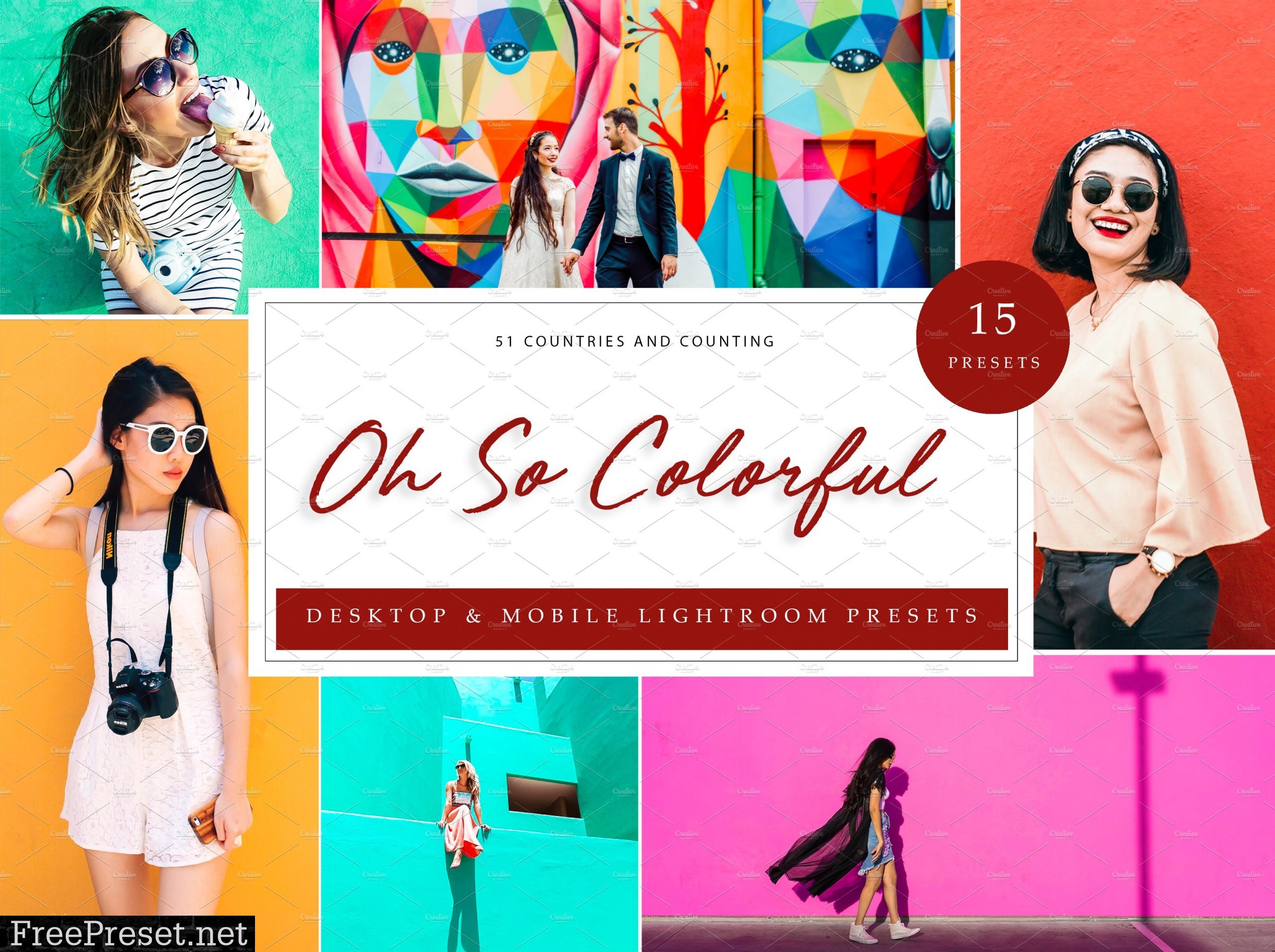 15 Lightroom Presets, Oh So Colorful 5962681