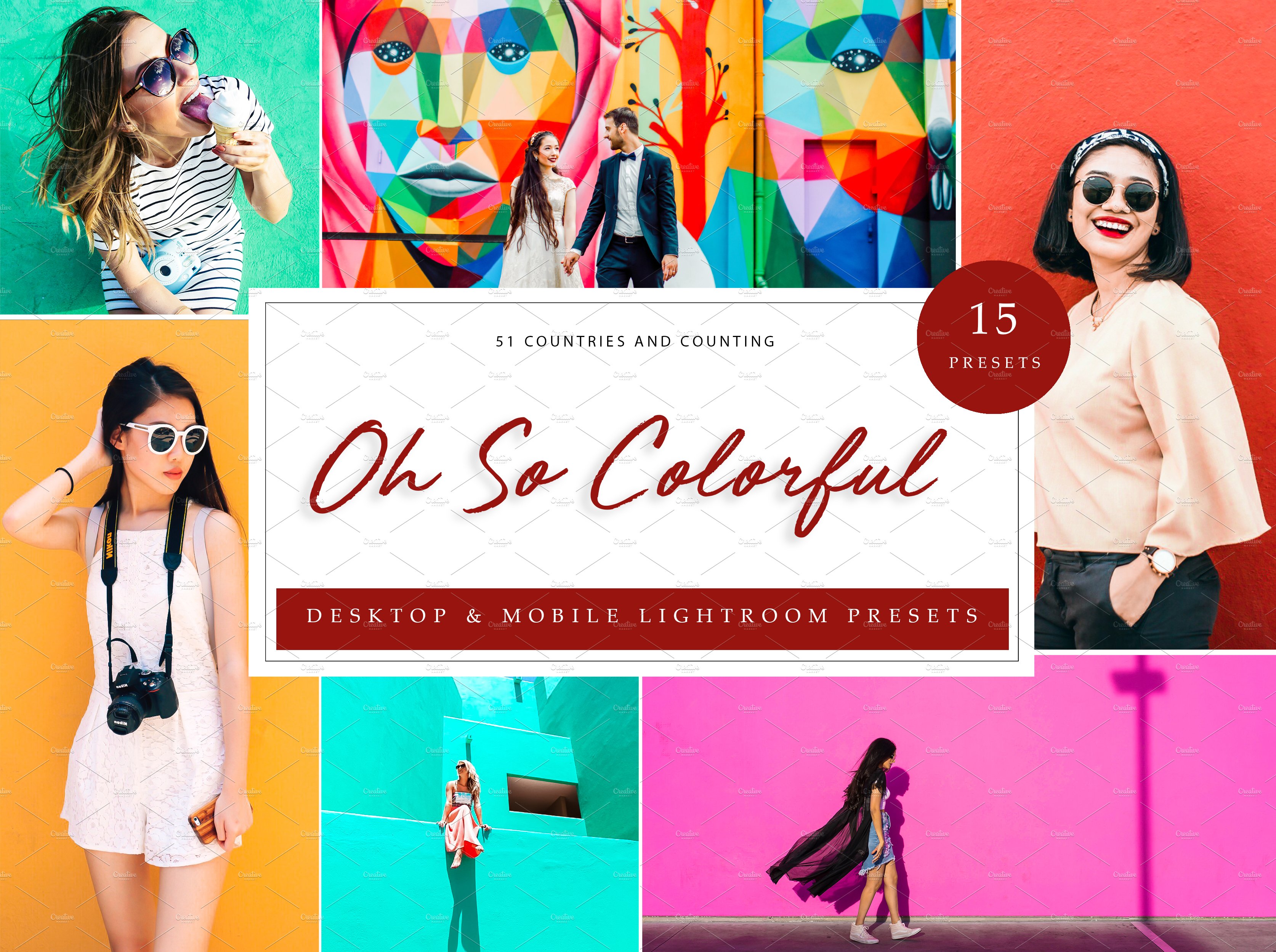 15 Lightroom Presets, Oh So Colorful 5962681