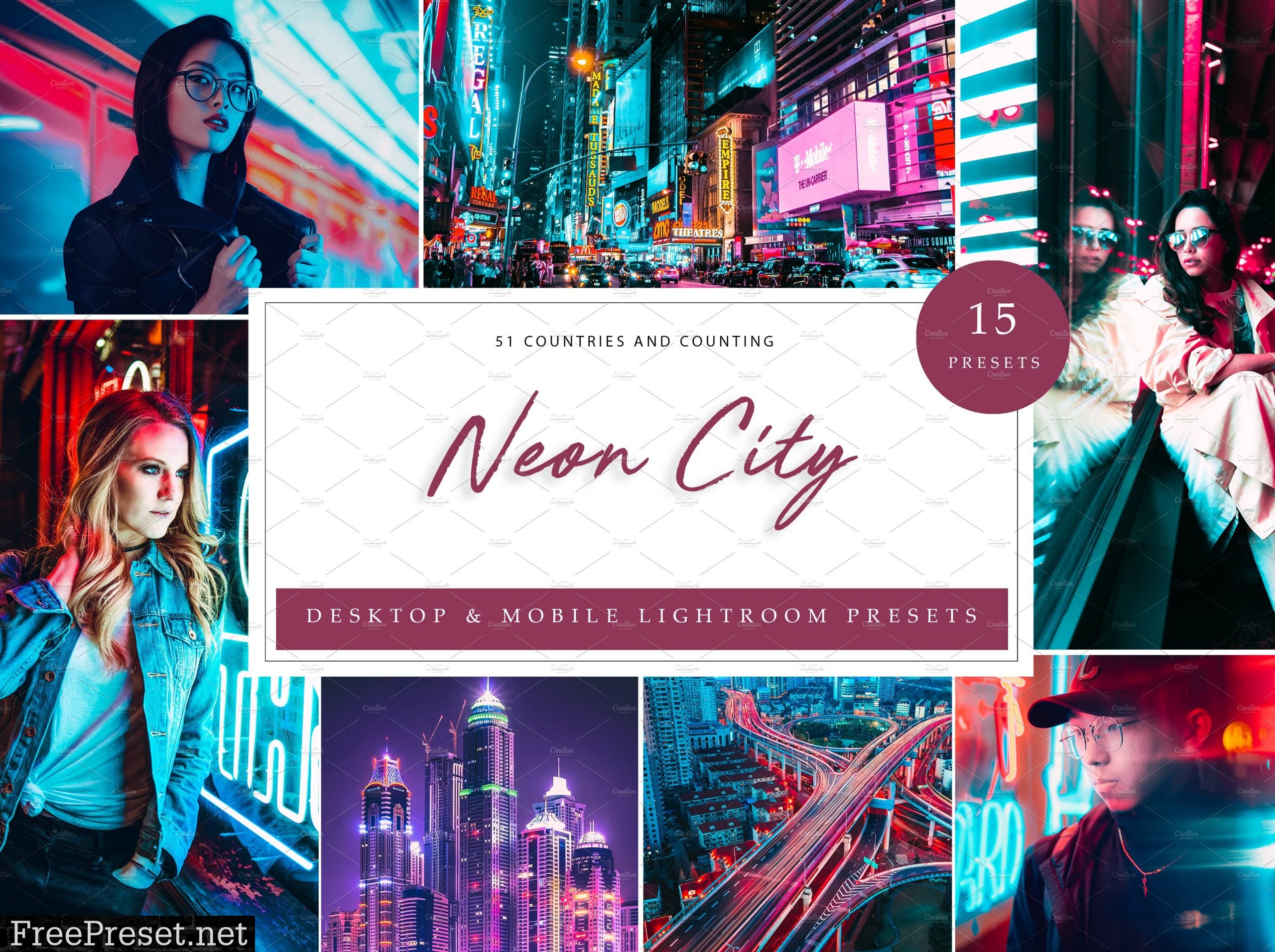 15 x Lightroom Presets, Neon City 5962657