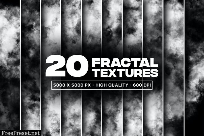 20 Fractal Textures and Overlays 78XTZUZ