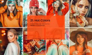 21. Hot Colors Presets