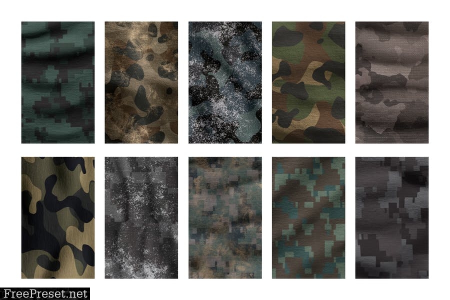 3D Camo Camouflage Patterns XV83PSS