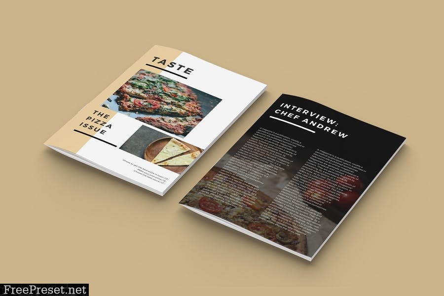 A4 Magazine Mockup DTJAJS7