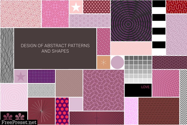 Abstract Patterns Seamless Design vector artwork VEPLJ33