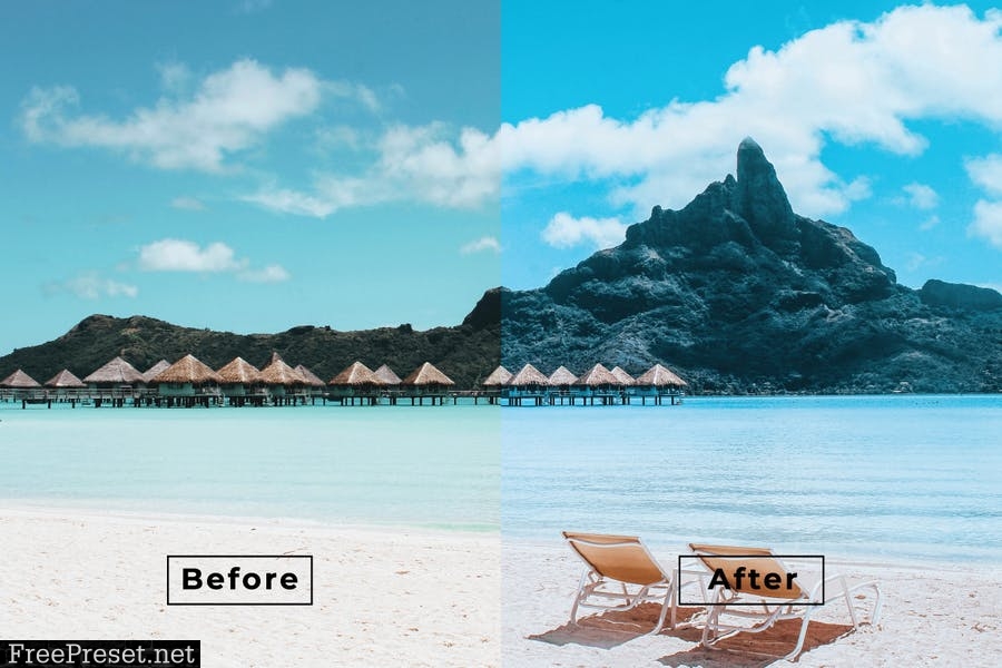 Beach Desktop and Mobile Lightroom Preset