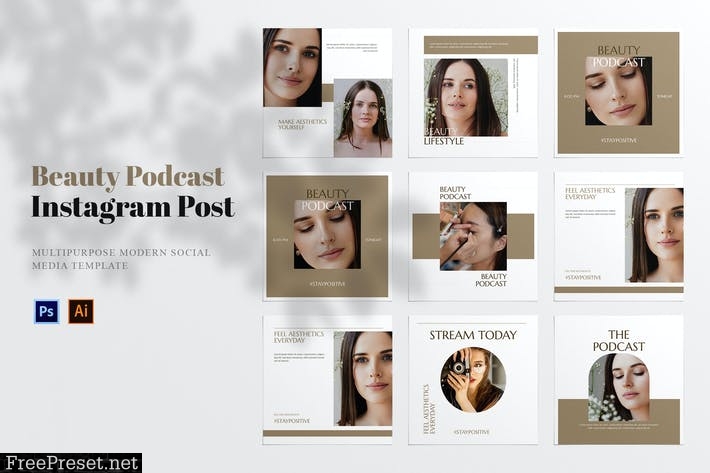 Beauty Podcast Social Media Post FWGZDV2