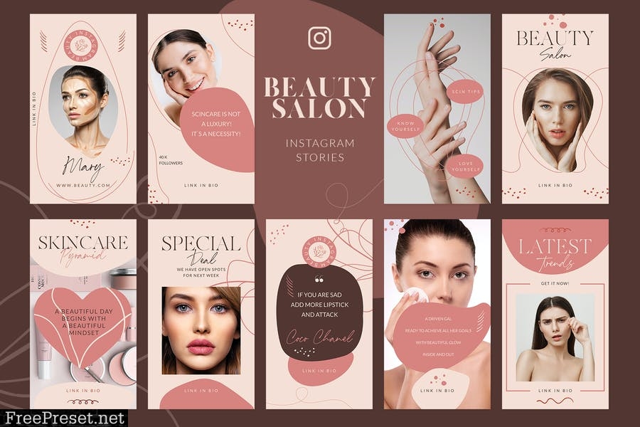 Beauty Salon Instagram Stories 2GAYFY7