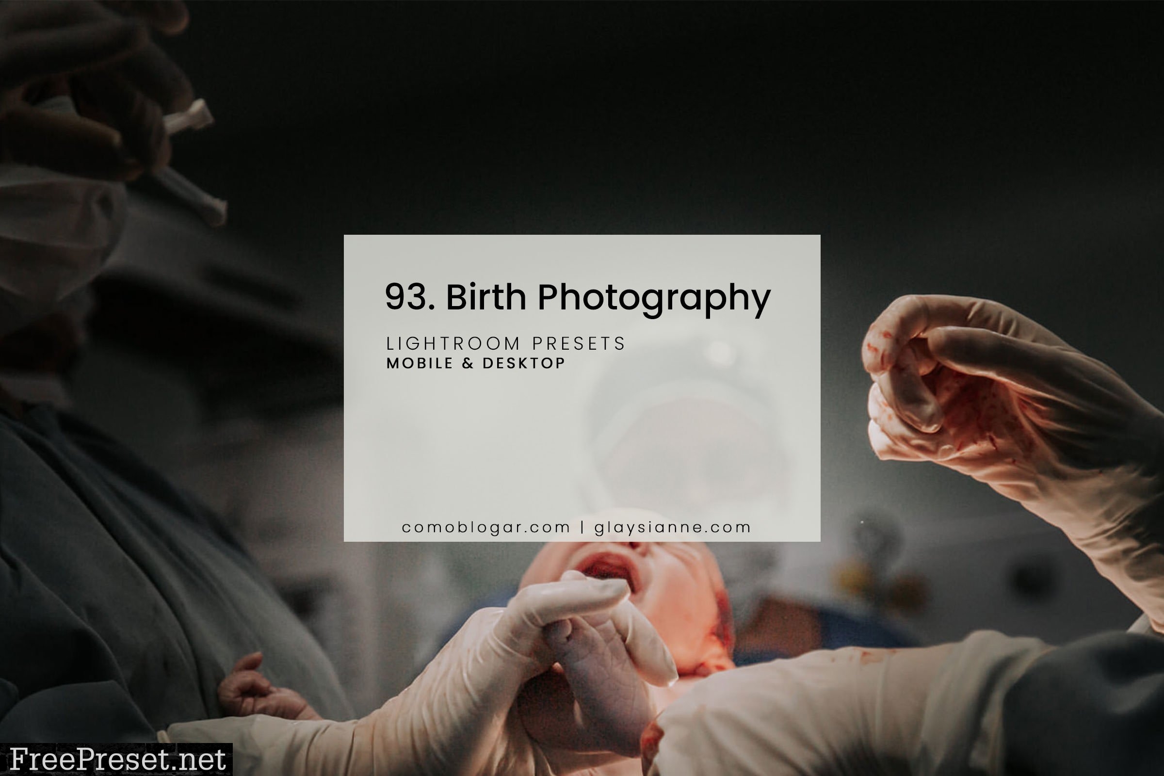 Birth Photography Presets
