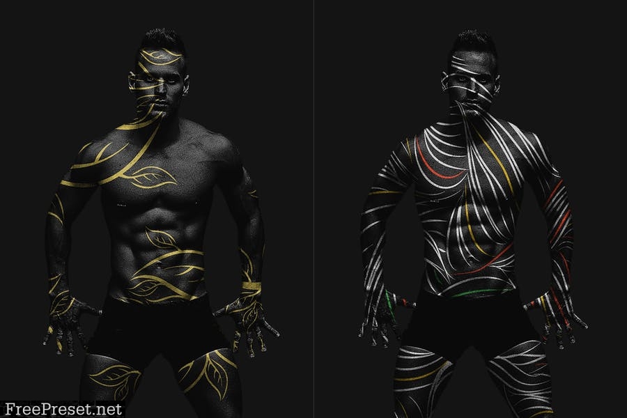 Black Skin Photoshop Action