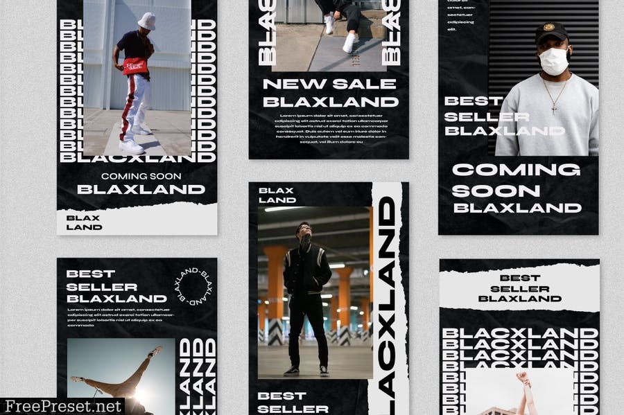 Blaxland Instagram Template EAYDESQ