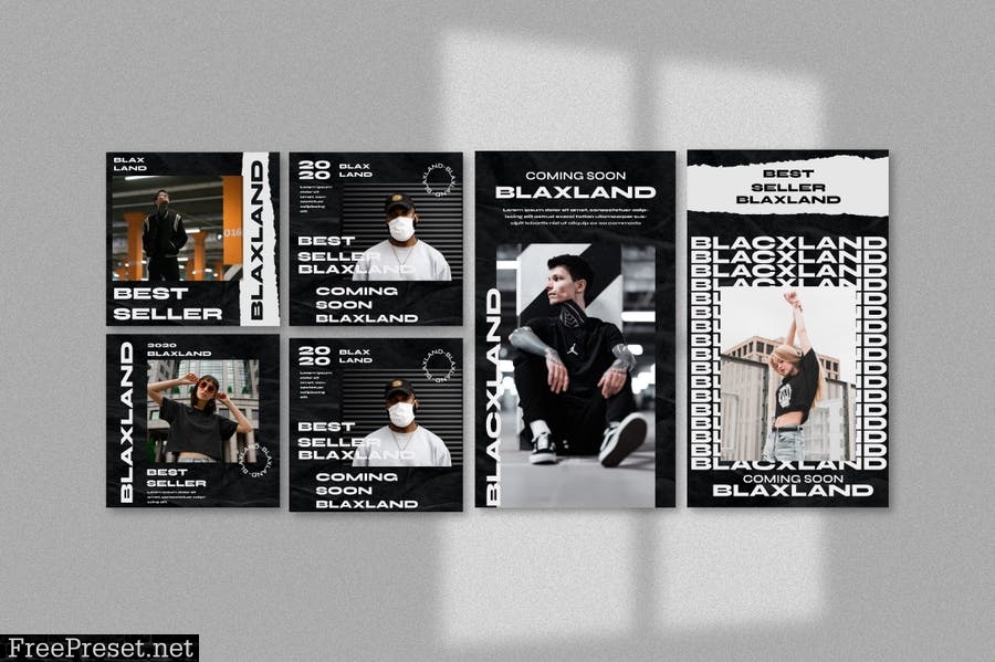 Blaxland Instagram Template EAYDESQ