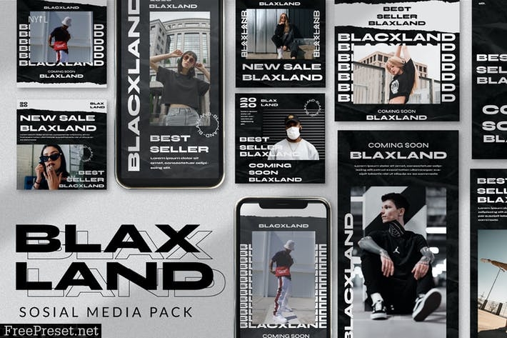 Blaxland Instagram Template EAYDESQ