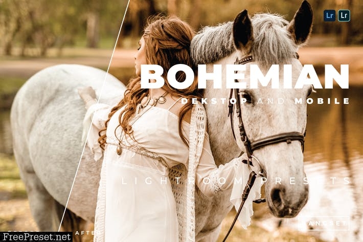 Bohemian Desktop and Mobile Lightroom Preset