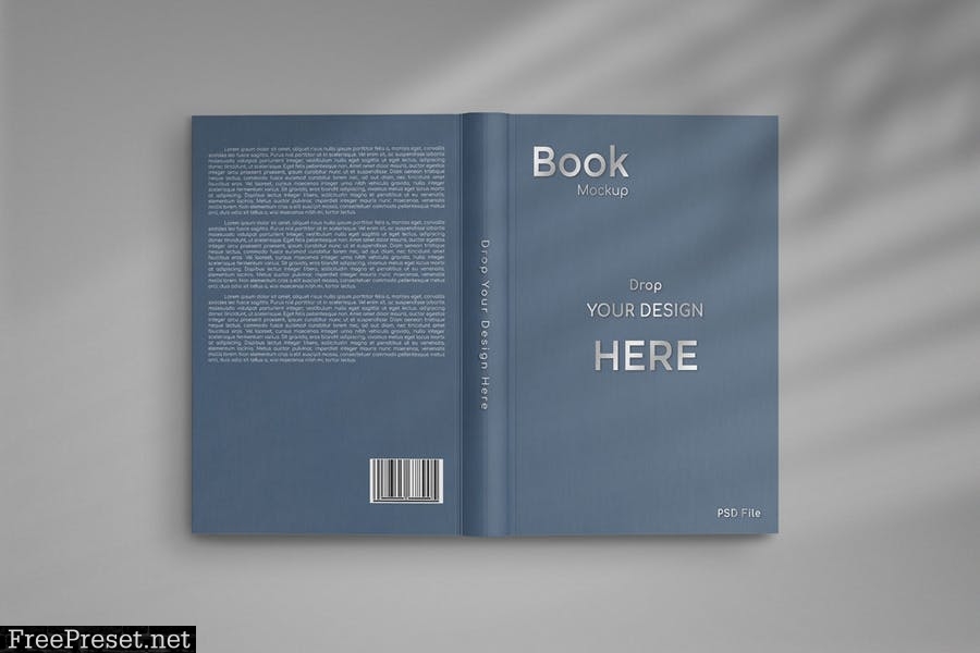 Book Mockup Hardcover 6L4RC33