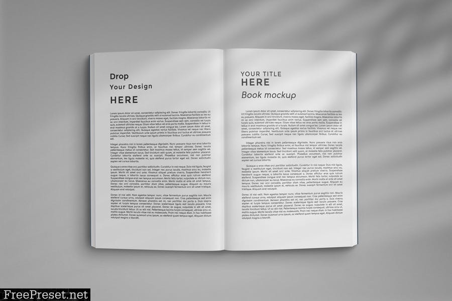 Book Mockup Hardcover 6L4RC33