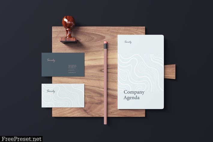 Branding Stationery Mockups AA3R48B