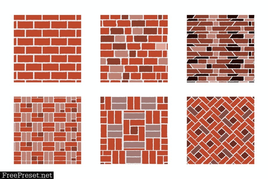 Brick Seamless Pattern 6K5HZY6