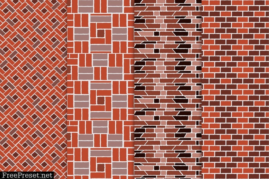 Brick Seamless Pattern 6K5HZY6