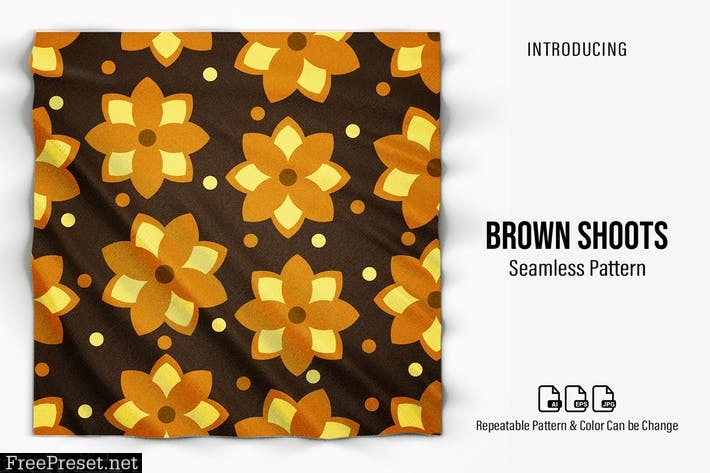 Brown Shoots Patterns 5X556TT