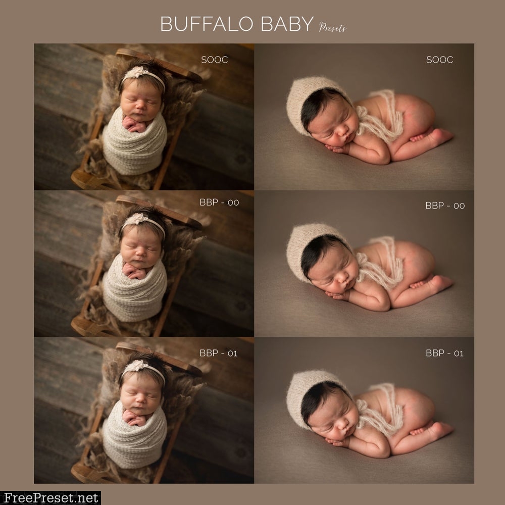 Buffalo Baby Lightroom Presets