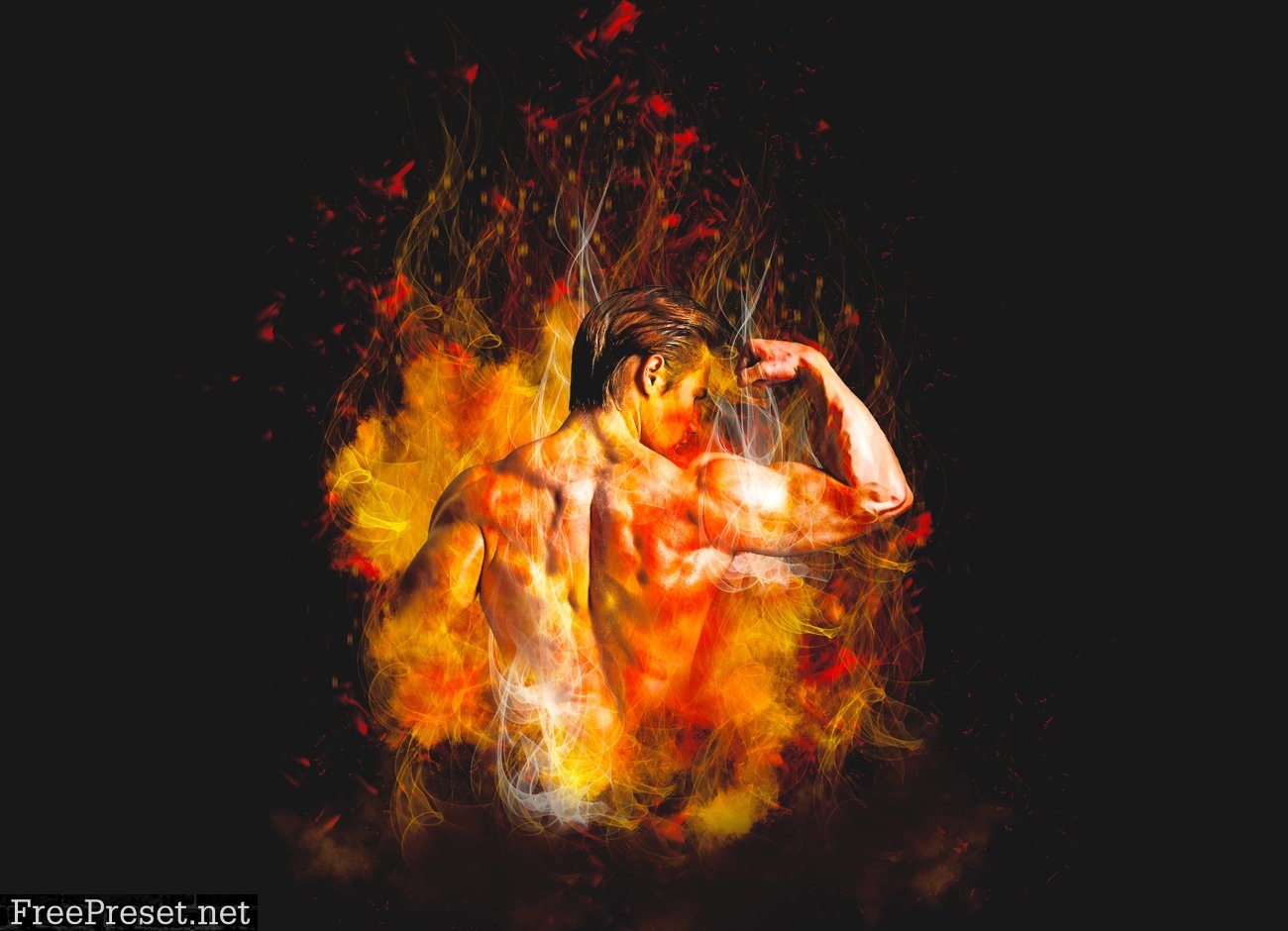 Burning Effect Photoshop Action 5999913