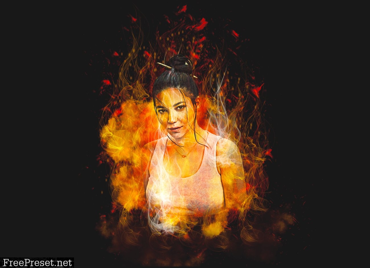 Burning Effect Photoshop Action 5999913