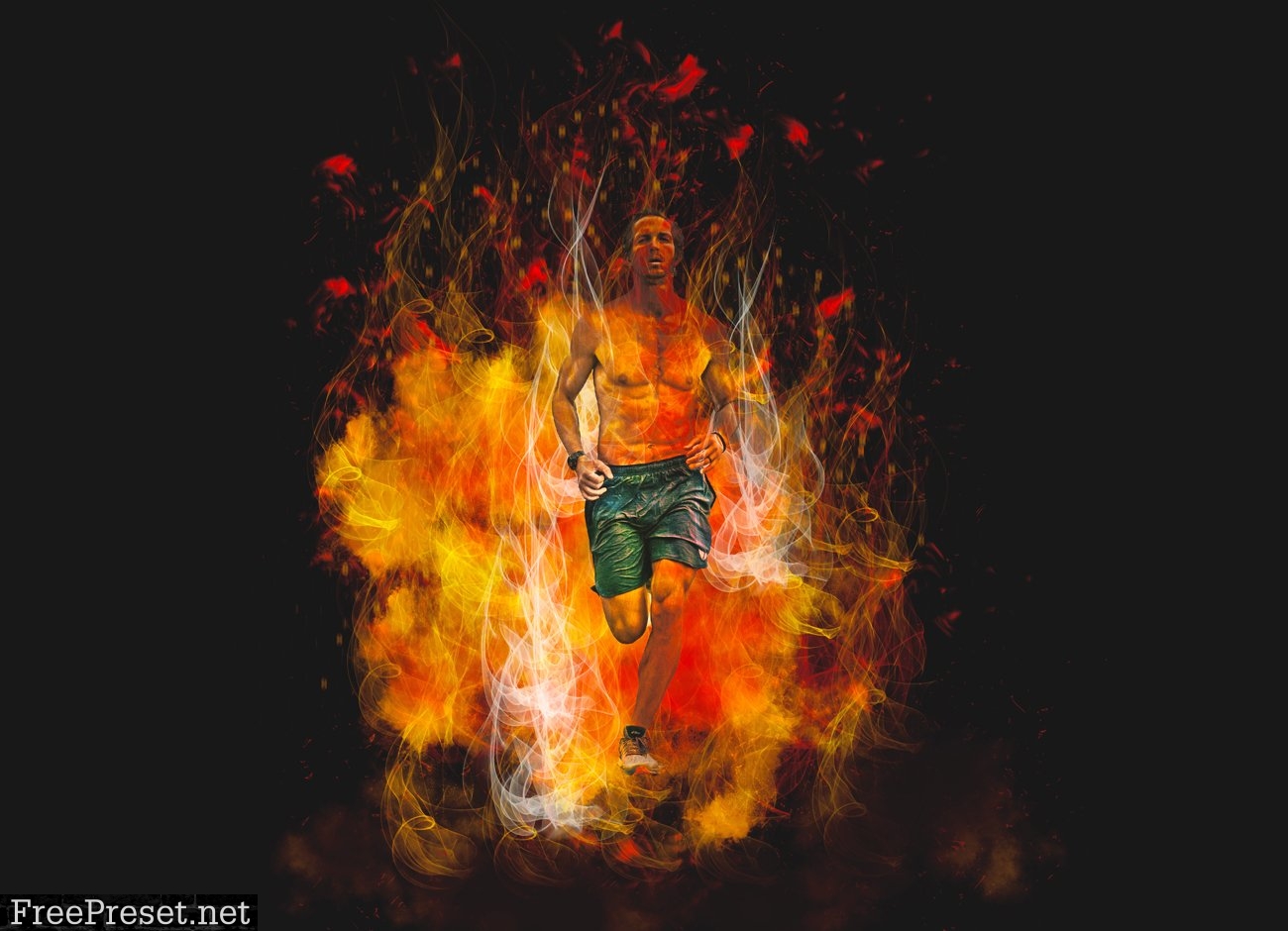 Burning Effect Photoshop Action 5999913