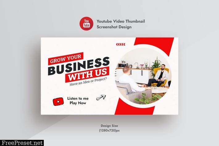 Business & Corporate YouTube Video Thumbnail AD DFBXTER