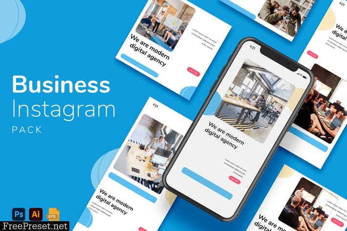 Business Instagram Stories & Post Pack HZJMJ5G