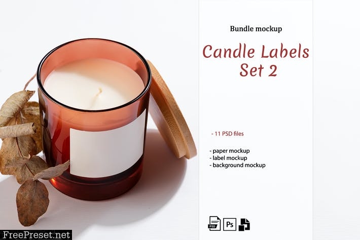 Candle Labels Set 2